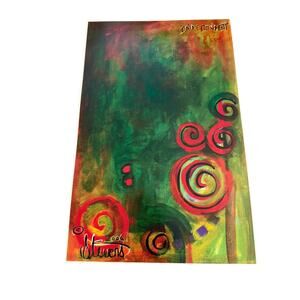 Larry Stevens 2006 Independent Abstract Art Print Poster